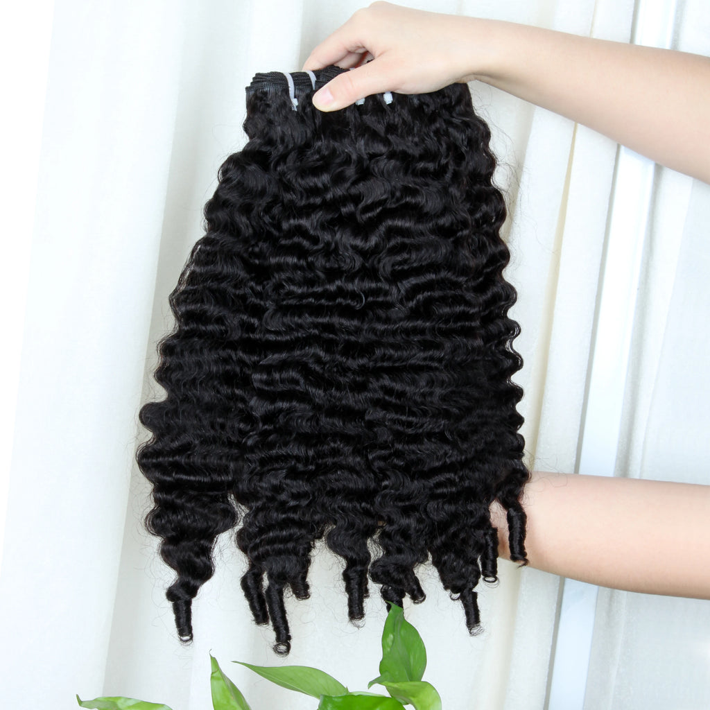 10A Burmese Curly Bundles Virgin Hair Burmese Vietnamese Raw Human Hair Extensions 3C4A Spiral Curly Hair Bundles 1/3/4 Pcs