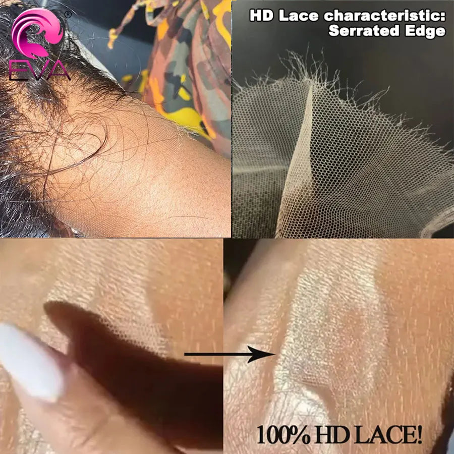 Skinlike HD Lace Frontal 13X4 13X6 Human Hair Closures Pre Plucked Invisible HD Lace Free Part 7x7 6x6 5x5 HD Lace Closure Only