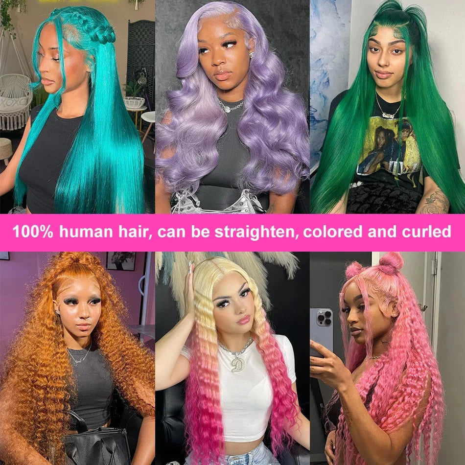 613 Hd Lace Frontal Wig 13X6 Blonde Curly Water Deep Wave Frontal Wig 13X4 Hd Lace Front Pre Plucked Human Hair Wigs 30 38 Inch